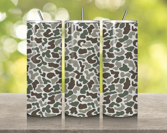Camo Skinny Tumbler