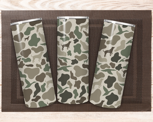 Duck Camo Skinny Tumbler