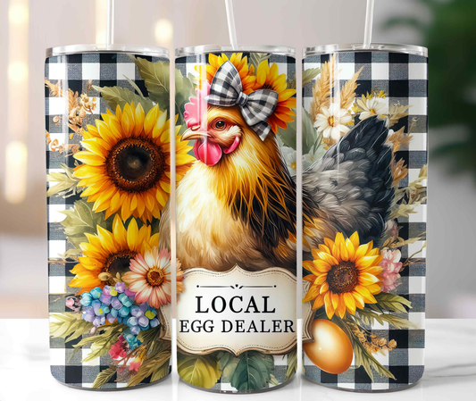 Local Egg Dealer Skinny Tumbler