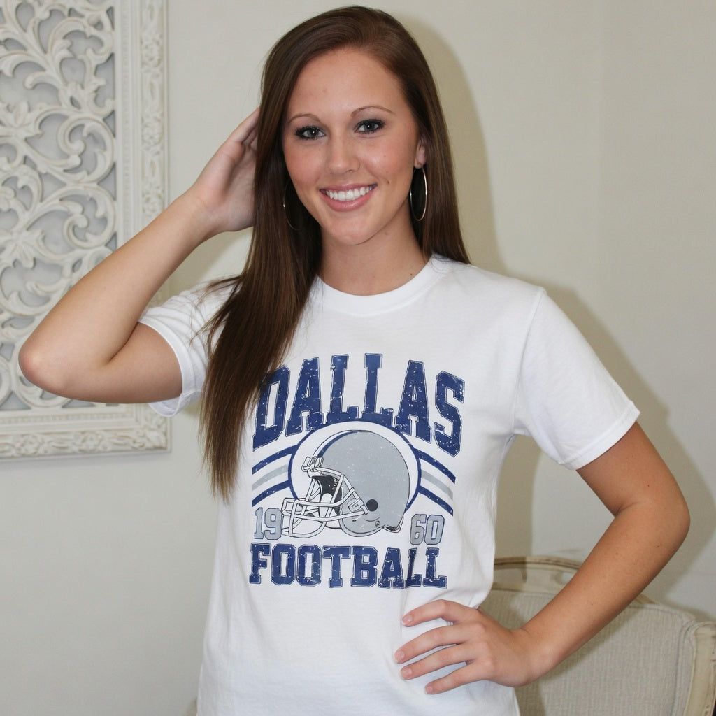 Dallas Football Helmet T-Shirt