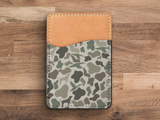 Duck Camo Phone Card Holder