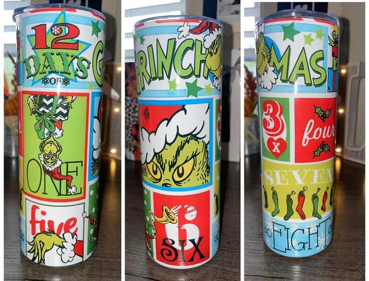 Grinchmas Skinny Tumbler