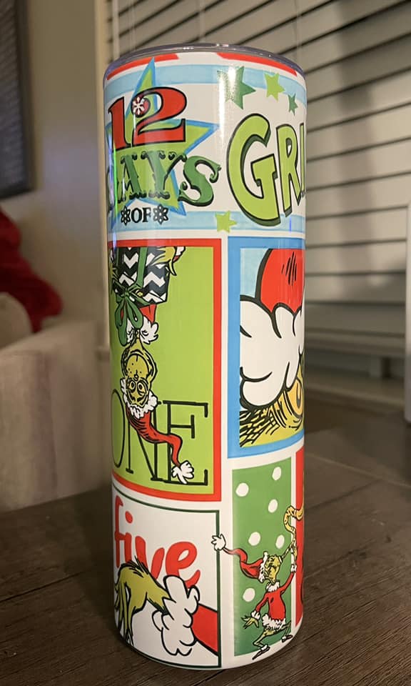 Grinchmas Skinny Tumbler