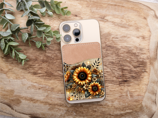 Sunflowers Phone Card Holder