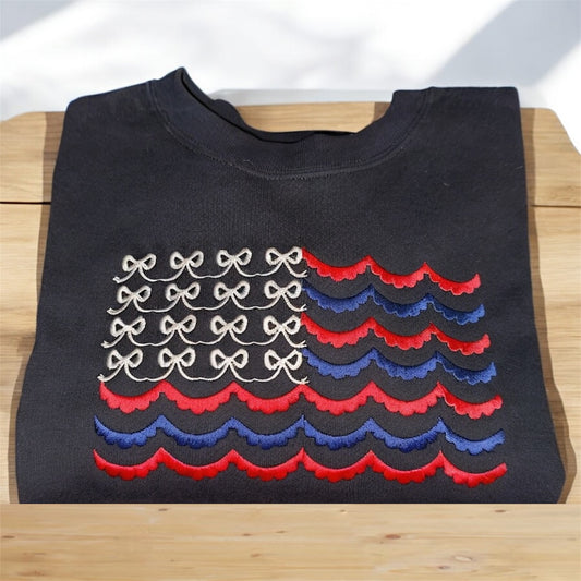 Bow Flag Sweatshirt